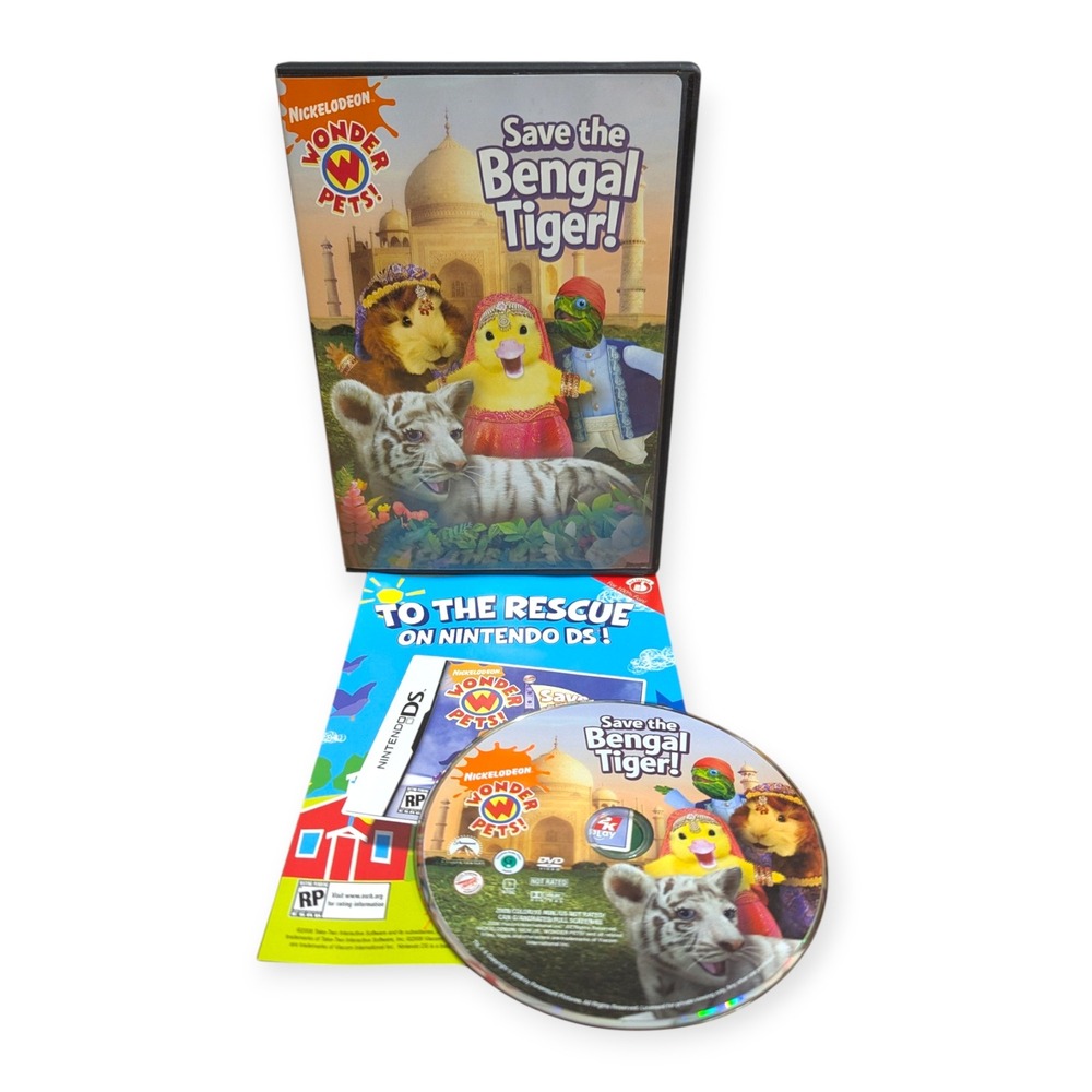 Nickelodeon Wonder Pets Save the Bengal Tiger DVD 2008 Kids Family Movie 922143